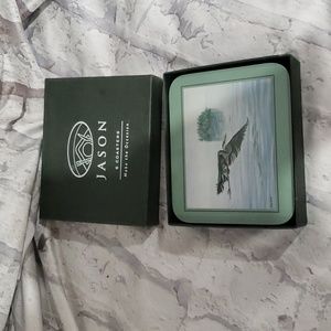 Jason Drink Coasters Lake Birds Cork Backed Rectangle Set 6